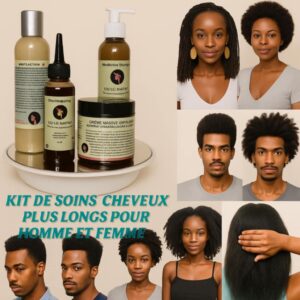 Kit de Soin Capillaire – Croissance & Fortification