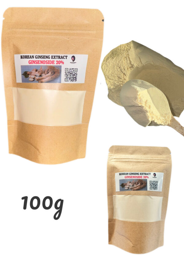 EXTRAIT DE GINSENG CORÉEN 20% GINSENOSIDE