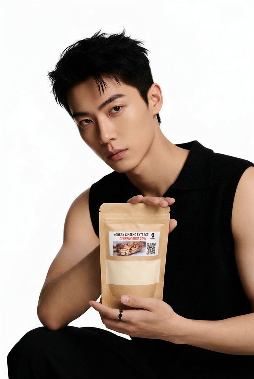 EXTRAIT DE GINSENG CORÉEN 20% GINSENOSIDE