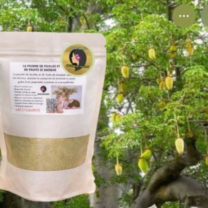 LA POUDRE DE FEUILLES ET DE FRUITS DE BAOBAB MIXTE