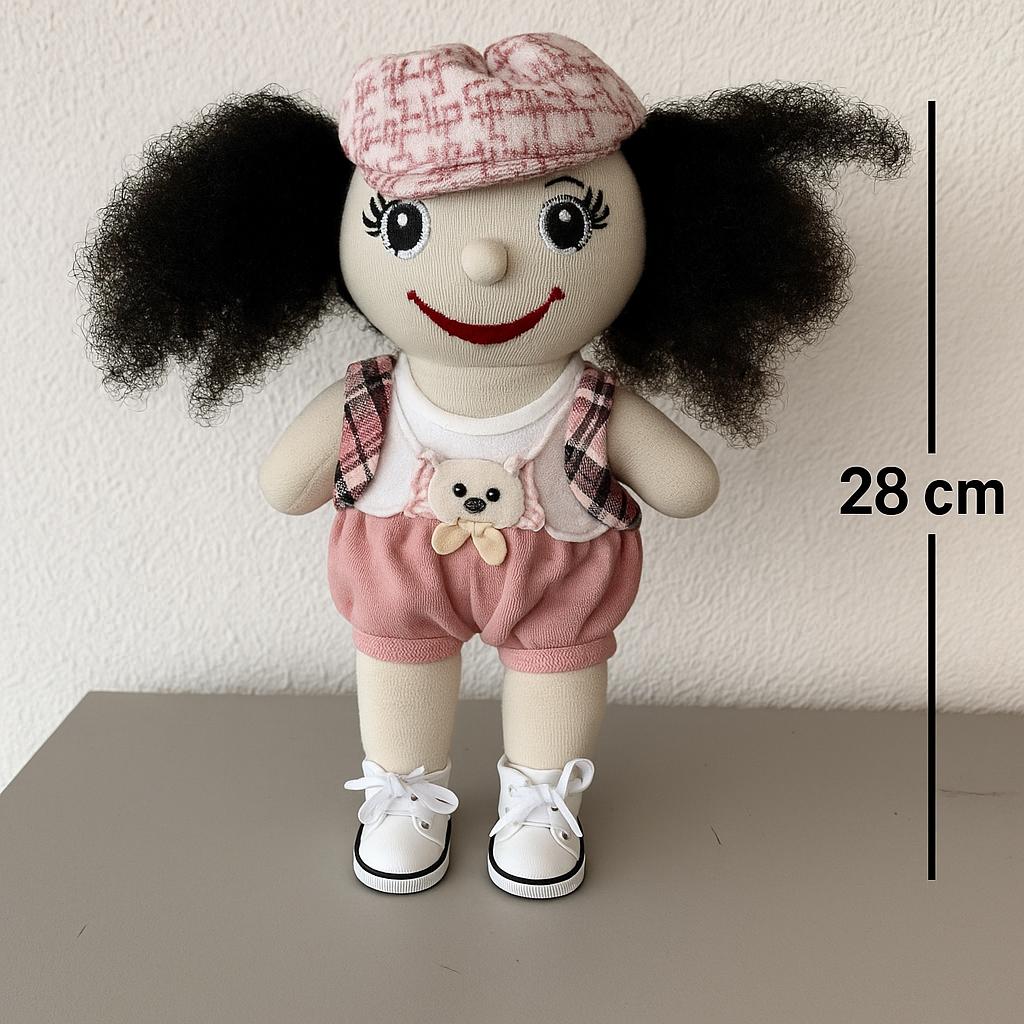Retro Chic poupée en tissu