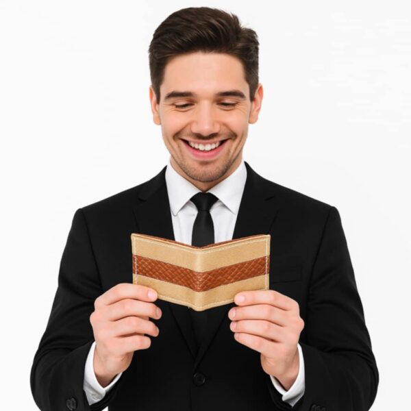 Portefeuille Homme de Luxe Artisanal – Image 3