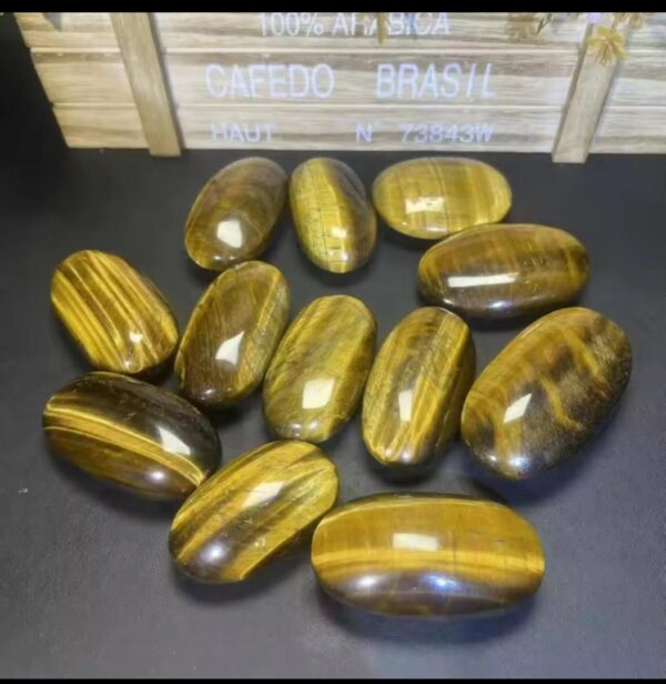 Sphère Citrine ET OEIL DE Tigre Authentiques – Image 4