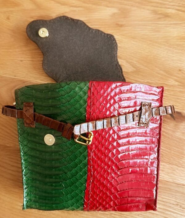 Sac à épaule très chic en cuir véritable – Image 4