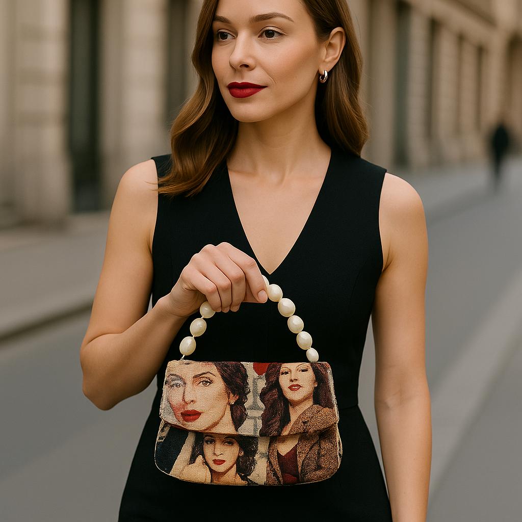 Mini Sac à Main En Coton