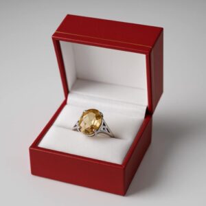Bague en Citrine Naturelle – Argent 925