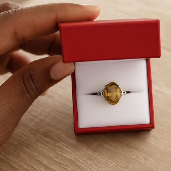 Bague en Citrine Naturelle – Argent 925 – Image 2