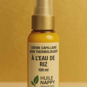 Crème Capillaire Thermolissante à l’Eau de Riz – Sans Rinçage ✨