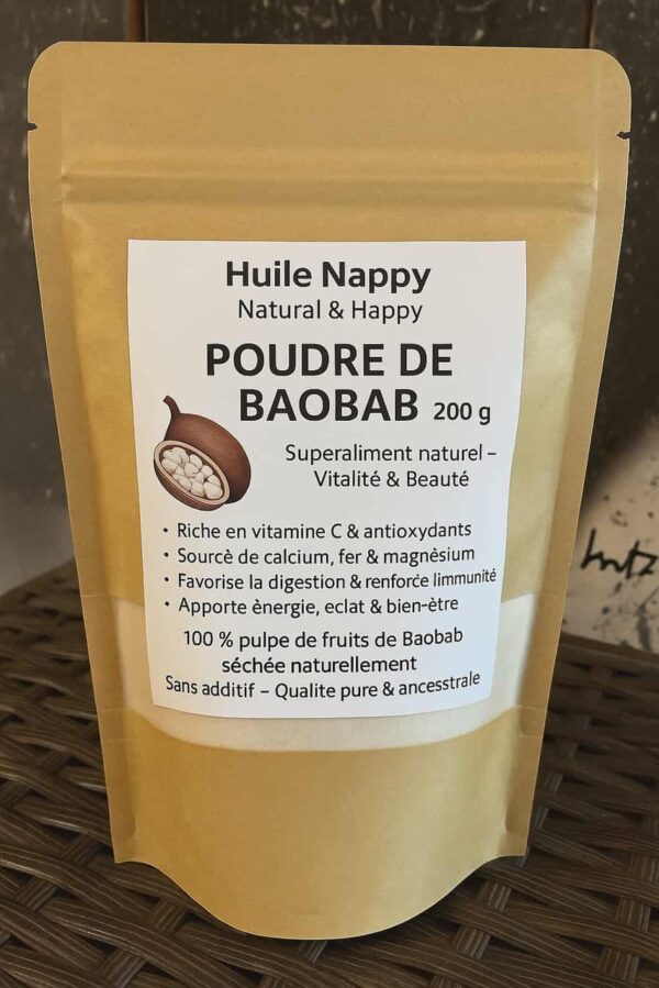 Poudre de Baobab – Superaliment ancestral 200g