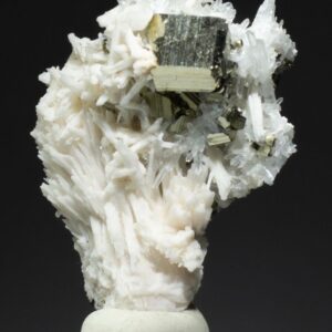 💎 Pyrite & Quartz Fluorescent sur Matrice – Pièce Unique d’Uruguay 💎