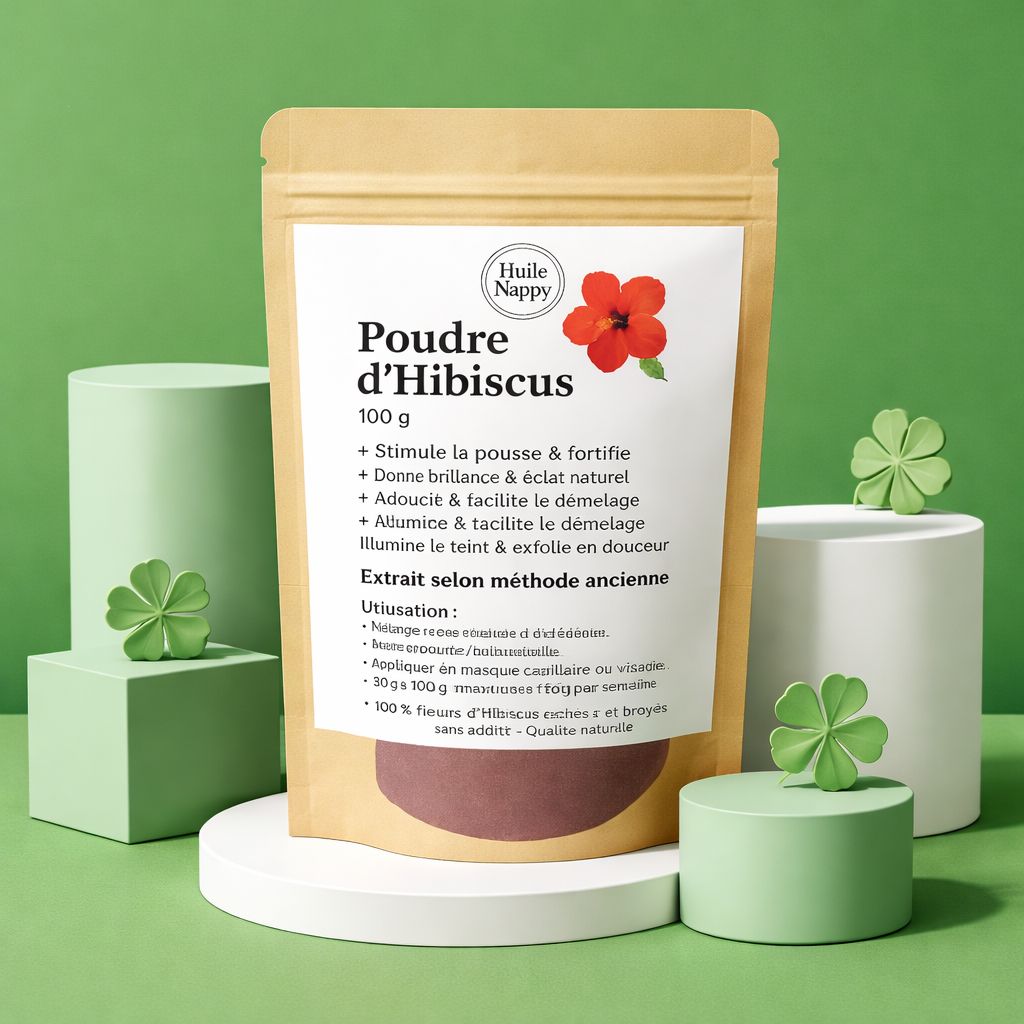Poudre d’Hibiscus – Trésor Naturel pour les Cheveux et la Peau