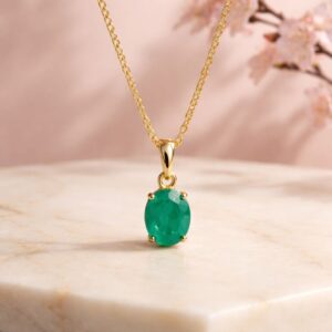 ÉMERAUDE NATURELLE 6,40 Carats – PIERRE DE SAGESSE ET D’ABONDANCE