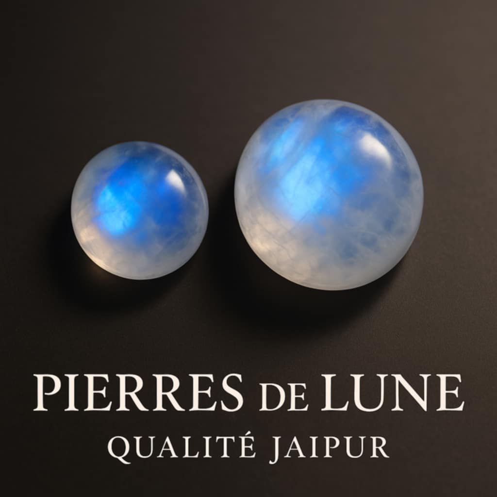 Pierre de Lune Arc-en-Ciel (15 mm)AAA