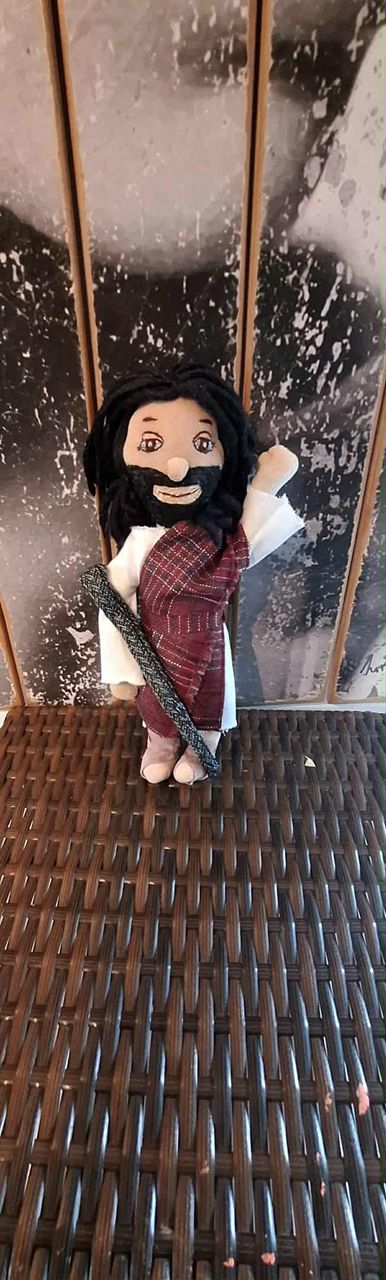 Poupée de Jésus – Fait main en coton (32 cm) En Boite