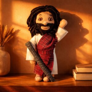 Poupée de Jésus – Fait main en coton (32 cm) En Boite