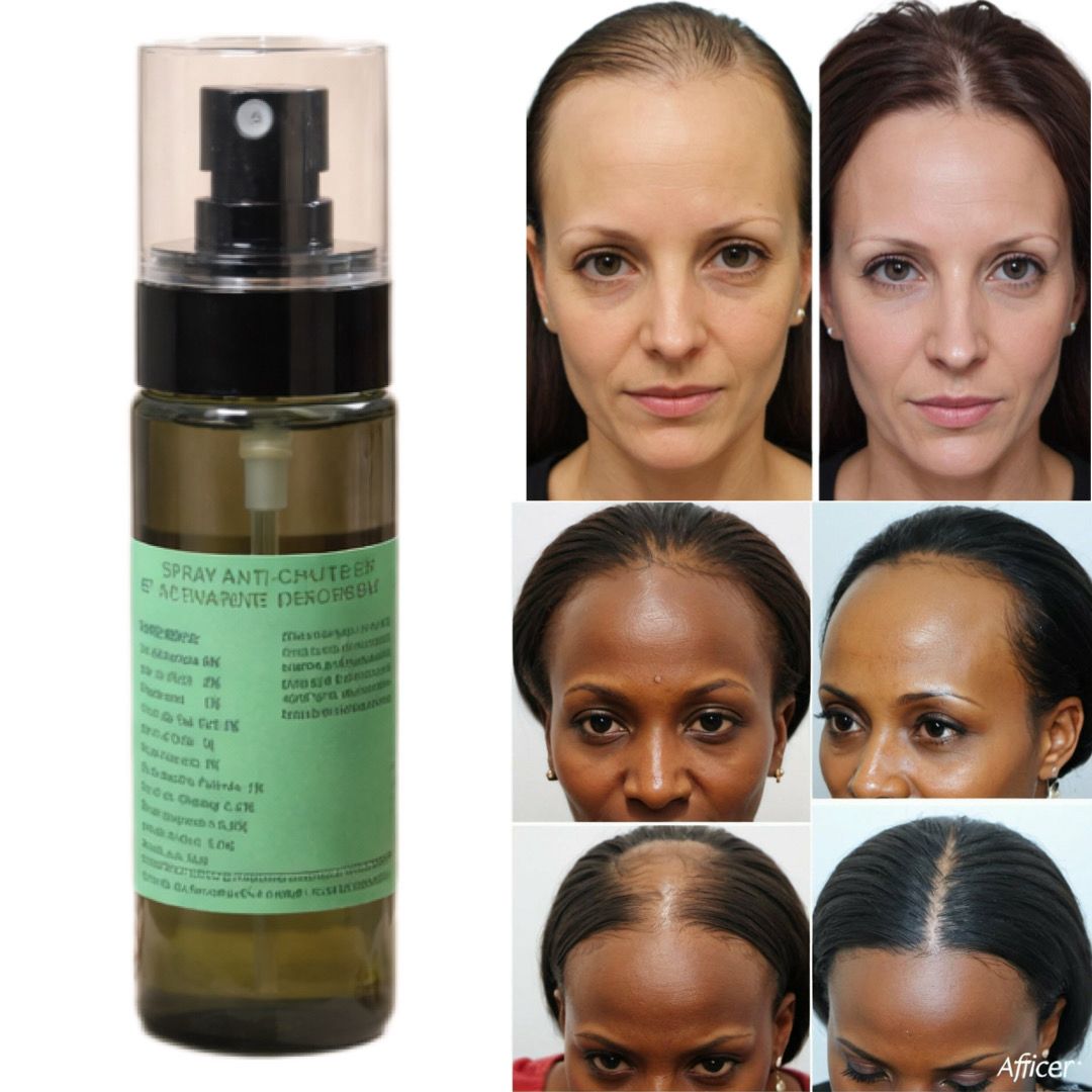 Spray Anti-Chute de Cheveux & Activateur de Croissance – Élixir Ayurvédique/Anti-Haarausfall & Wachstums-Aktivator Spray Ayurvedisches Revitalisierungs-Elixier