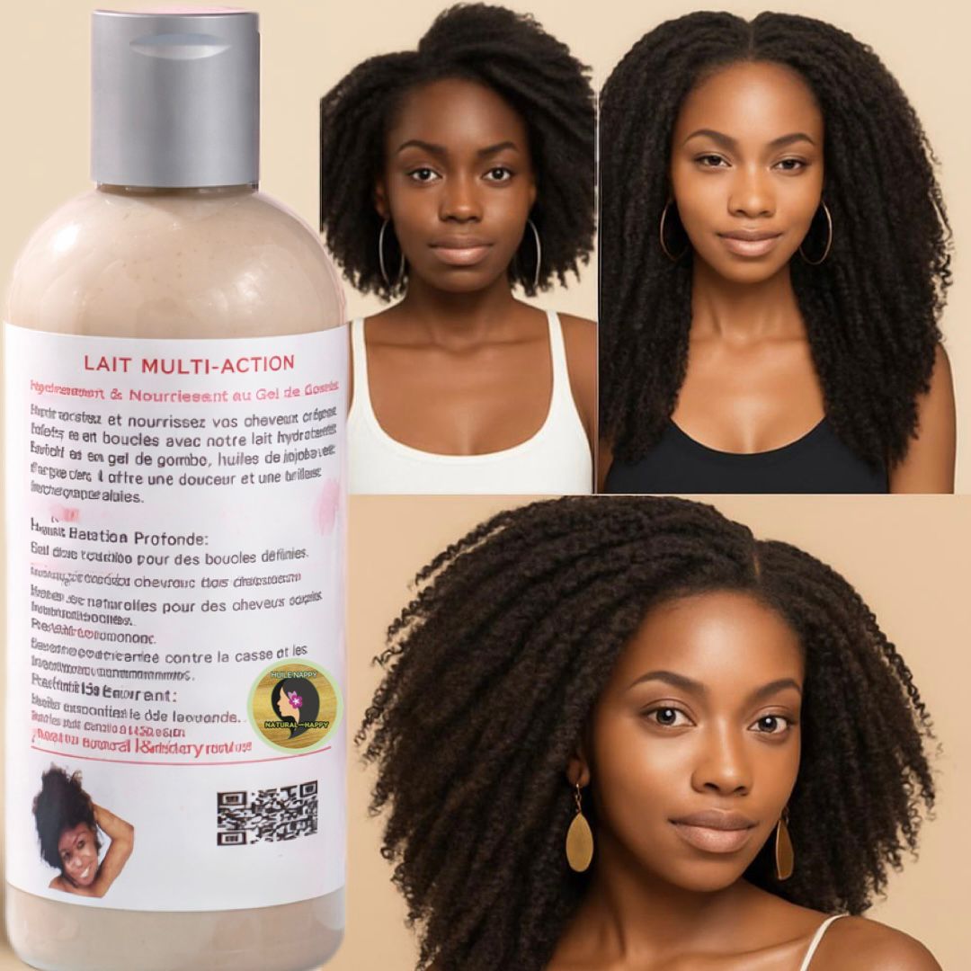Lait Multi-Action/ Hydratant Nourrissant au Gel de Gombo