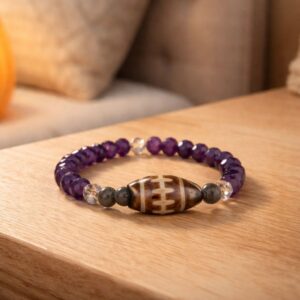 🌙 Bracelet spirituel de protection, sagesse et élévation énergétique 🌙(Unisex) Taille Unique