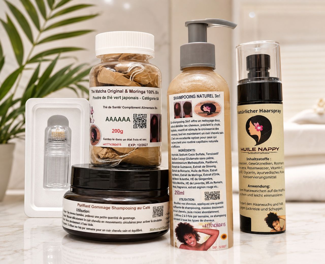 🌿 Kit Naturel Anti-Chute & Croissance des Cheveux